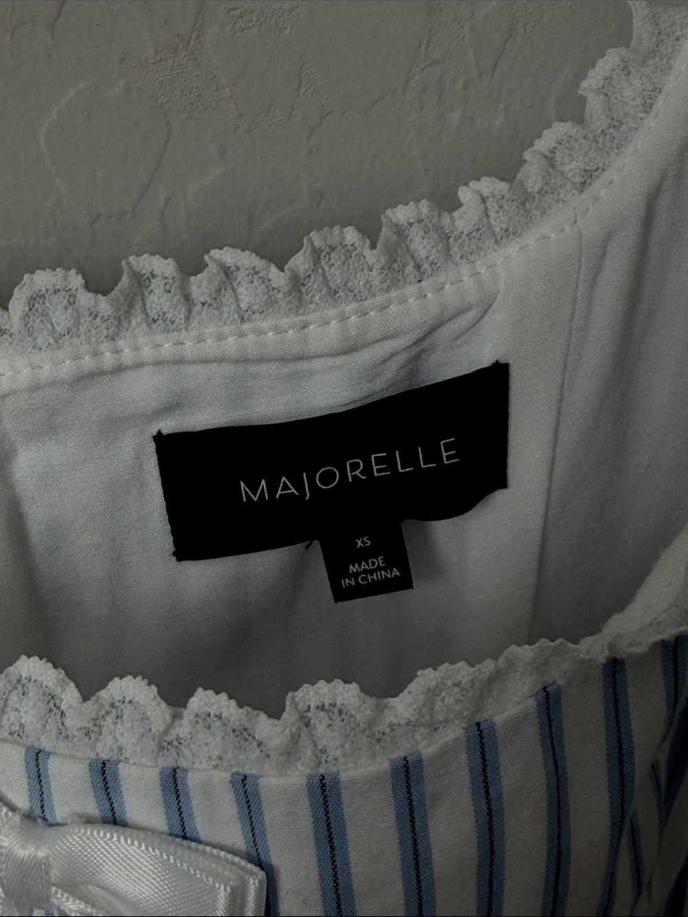 MAJORELLE x Maggie Macdonald Cynthia Milkmaid Mini Dress Size XS - Picture 4 of 7